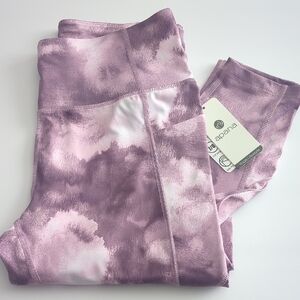 Apana Women's Pink and Purple Leggings